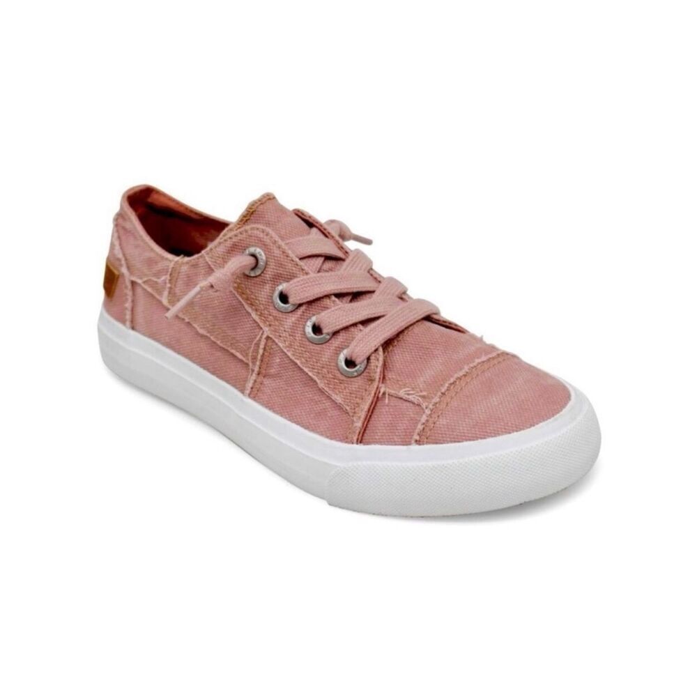 NWT Blowfish Malibu Maxine 7.5 Dusty Pink Distressed Stitched Cushioned Sneakers